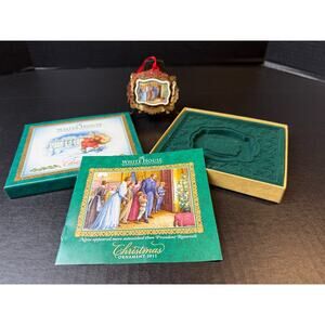 2011 The White House Historical Association Official Christmas Ornament 2 Sided